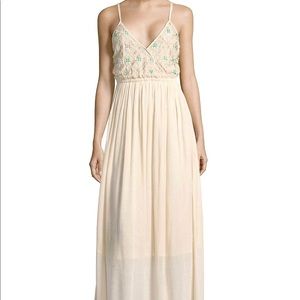 NWT RAGA Maxi Embroidered Maxi Dress